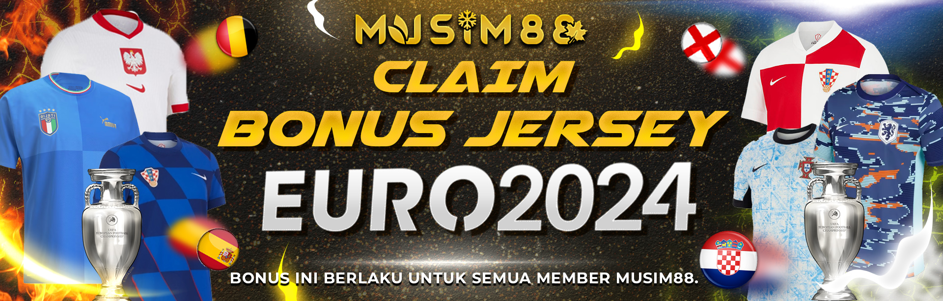 EVENT CLAIM BONUS JERSEY EURO 2024