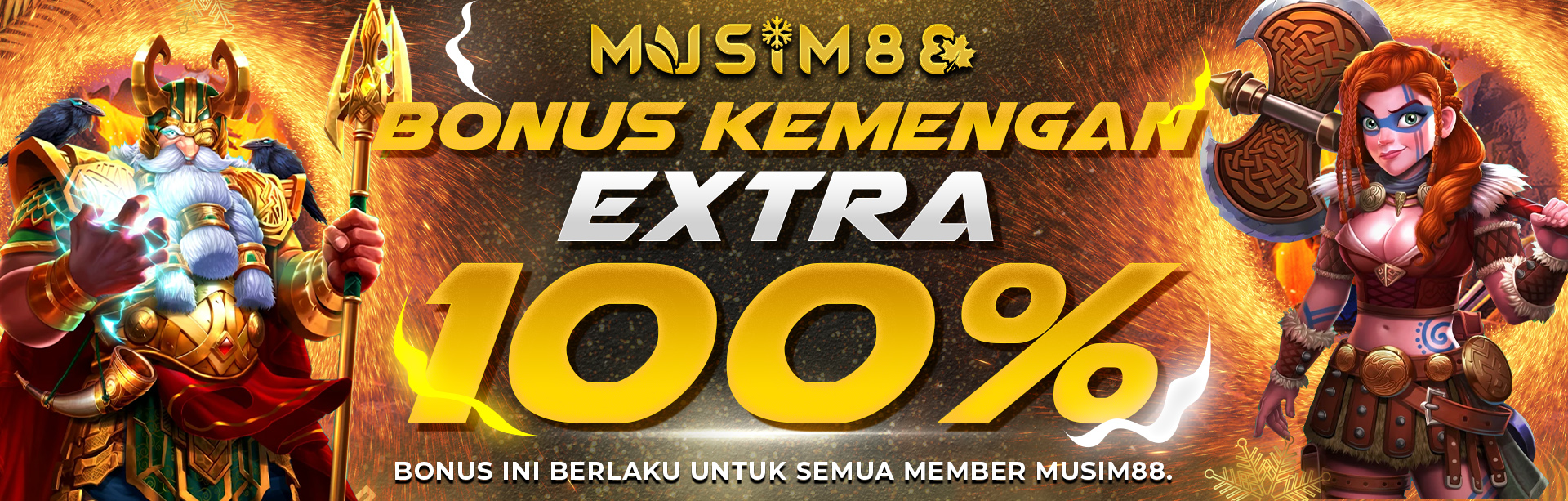 BONUS KEMENGAN EXTRA 100%