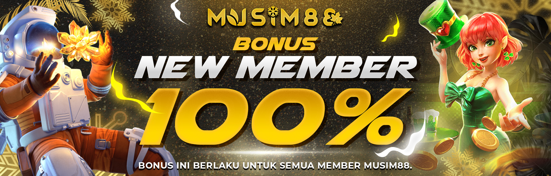 WELCOME BONUS 100% [DEPAN]	