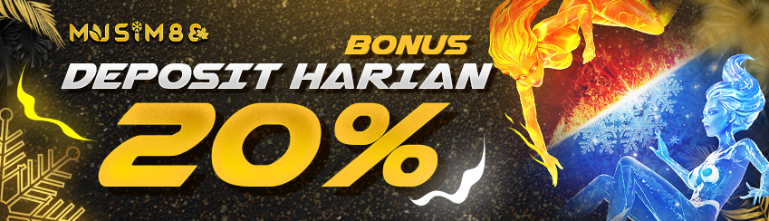 BONUS DEPOSIT HARIAN 20%